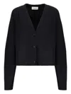 Laneus Buttoned Cardigan In Blue