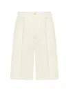 Laneus Buttoned Flap-pocket Shorts In Multi
