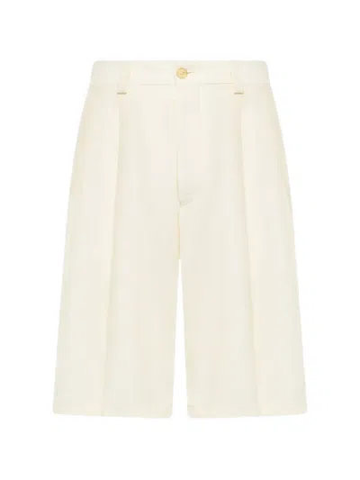 Laneus Buttoned Flap-pocket Shorts In Multi