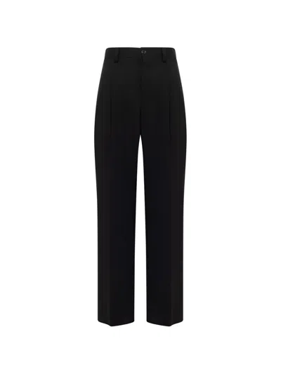 Laneus Buttoned Trousers In Black