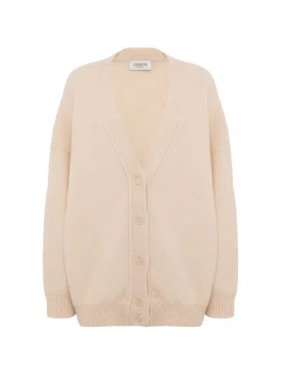 Laneus Button-up Knitted Cardigan In Neutral