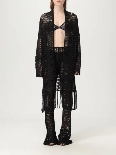 LANEUS CARDIGAN LANEUS WOMAN COLOR BLACK,G91154002