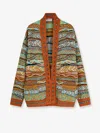 Laneus Button-down Knitted Cardigan With Classic Design In Multi
