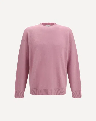 Laneus Cashmere And Silk Crewneck Sweater In Multi