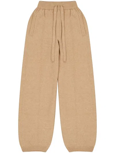 Laneus Cashmere Joggers In Neutrals