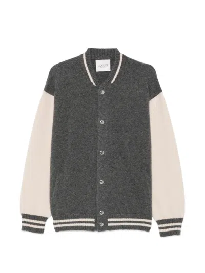 Laneus Colour-block Varsity Jacket In Multi