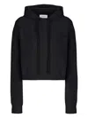 Laneus Cotton Hoodie In Black