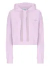 Laneus Cotton Hoodie In Pink