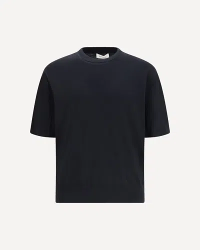 Laneus Cotton Knitted T-shirt In Multi