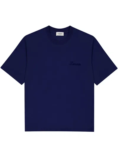 Laneus Cotton T-shirt In Blue