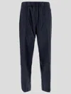 Laneus Cotton Poplin Pants In No-color