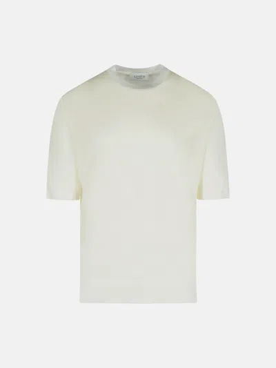 Laneus Cream Cotton Sweater