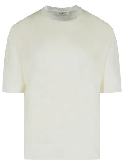 LANEUS CREAM COTTON SWEATER