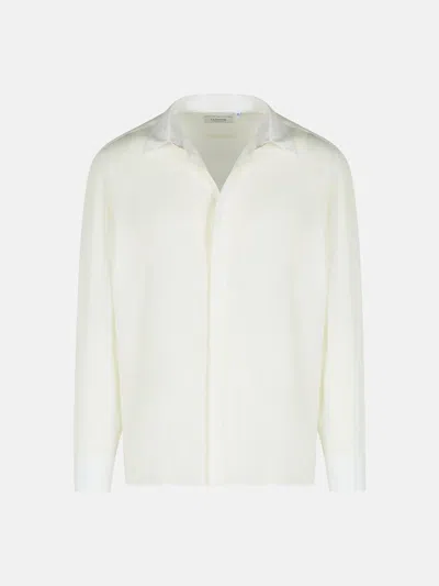 Laneus Cream Linen Shirt