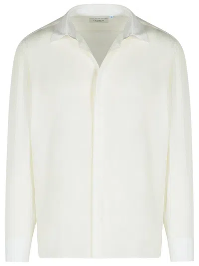 Laneus Cream Linen Shirt In Beige