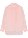 Laneus Crepe De Chine Shirt In Pink
