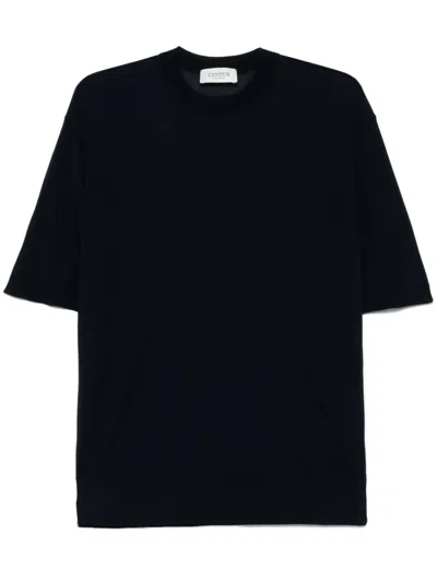 LANEUS CREW-NECK KNITTED T-SHIRT