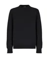 Laneus Crew-neck Merino Jumper In Black