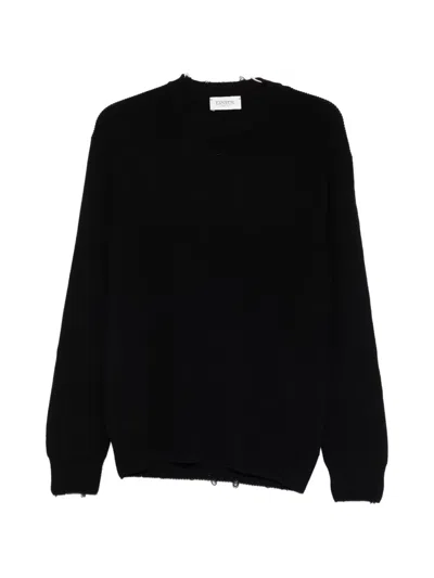 Laneus Crew-neck Sweater In Black