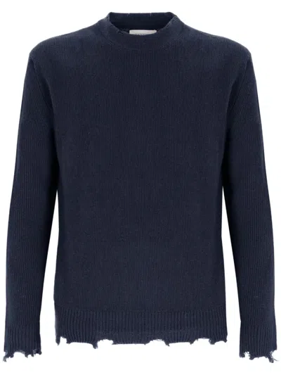 Laneus Crew-neck Sweater In Blue