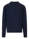 Laneus Crew-neck Sweater In Blue