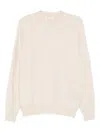 Laneus Crew-neck Sweater In Neutral