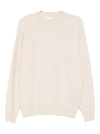 Laneus Crew-neck Sweater In Neutral