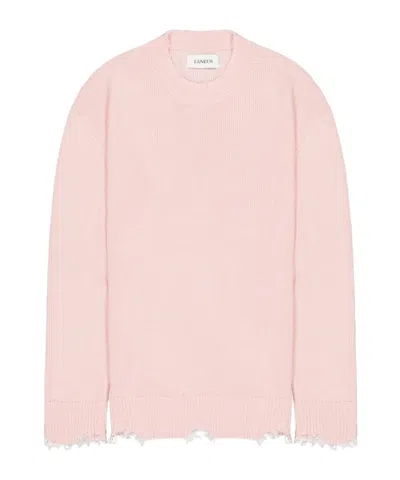 Laneus Crew Neck Jumper In Nude