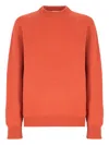 Laneus Crew-neck Sweater In Brown