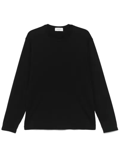 Laneus Crew-neck T-shirt In Black