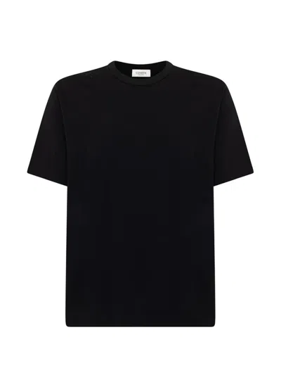 Laneus Crew-neck T-shirt In Black
