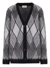 Laneus Diamond-pattern Cardigan In Multi