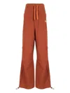 Laneus Drawstring-waist Track Pants In Orange