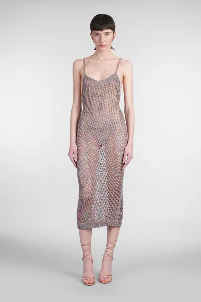 Laneus Dress Woman In Multicolor Polyamide