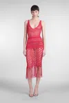 Laneus In Red Polyester In Red