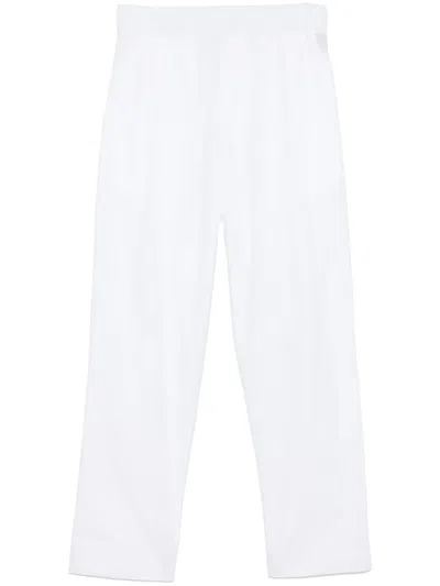 Laneus Elastic-waist Trousers In White