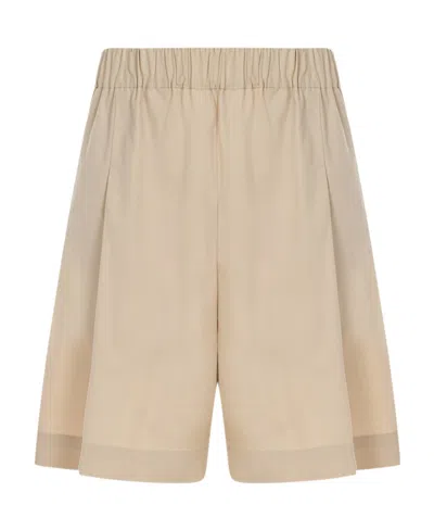 Laneus Elasticated-waist Shorts In Nude