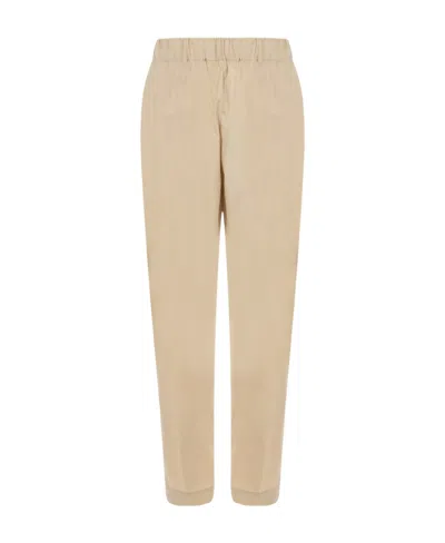 Laneus Elasticated-waist Trousers In Nude