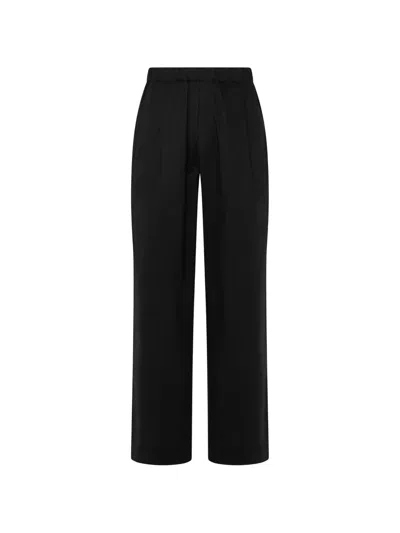 Laneus Elasticated-waistband Trousers In Black