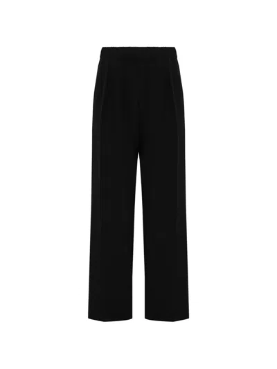 Laneus Elasticated-waistband Trousers In Black