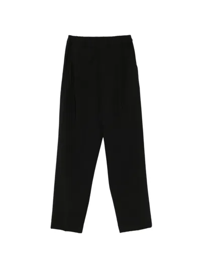 Laneus Elasticated-waist Trousers In Black