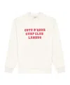 Laneus Felpa Girocollo In Cotone In White