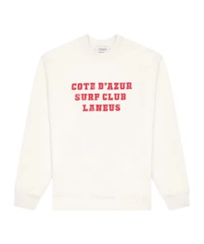 Laneus Felpa Girocollo In Cotone In White