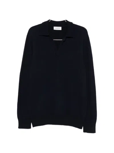 Laneus Fine-knit Long-sleeve Sweater In Multi