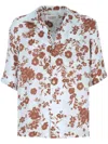 Laneus Hemd Mit Blumenmuster In Blau