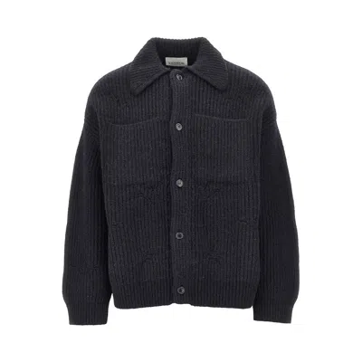 Laneus Giacca In Maglia Con Effetto Distressed In Blue