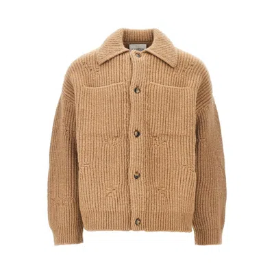 Laneus Giacca In Maglia Con Effetto Distressed In Brown