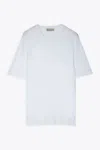 Laneus Knitted T-shirt In Latte