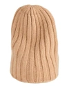 Laneus Hat Camel Size Onesize Cashmere In Brown