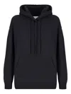 Laneus Hooded Knitted Sweater In Black